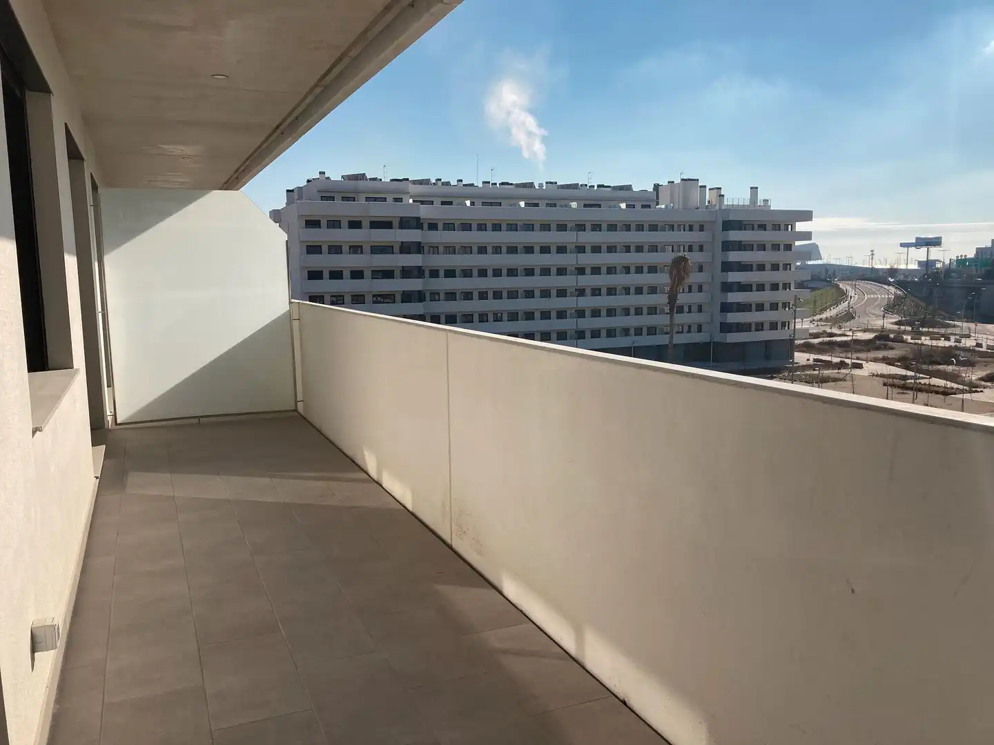 Terraza de Piso de alquiler en Sant Adrià de Besòs con Calefacción, Parquet y Terraza