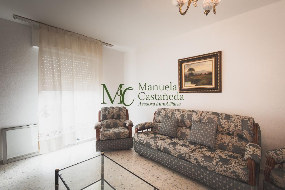 Living room of Flat for sale in Mérida  with Furnished and Balcony
