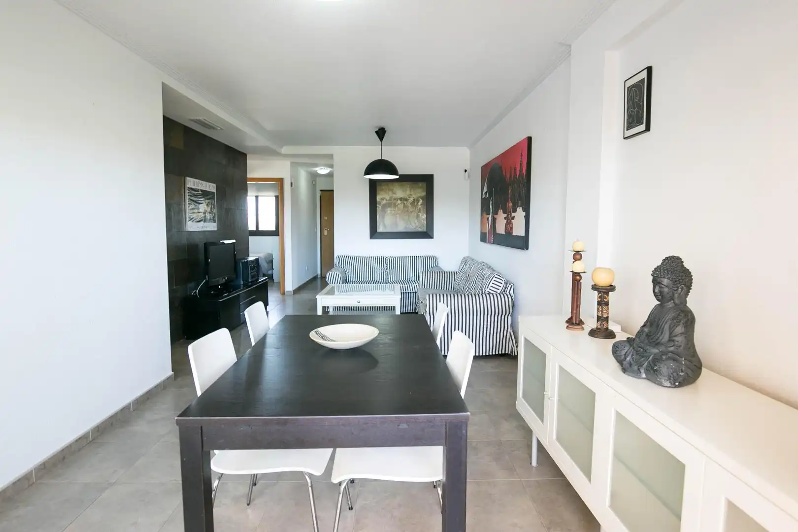 Sala d'estar de Apartament en venda en Elche / Elx amb Aire condicionat, Calefacció i Terrassa