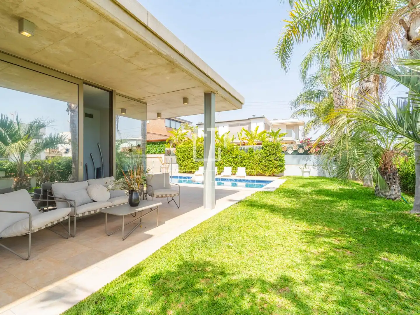 Terrassa de Casa o xalet en venda en Bétera amb Aire condicionat, Jardí privat i Terrassa
