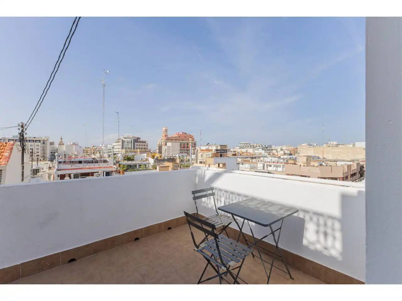 Terrasse von Dachboden zum Verkauf in Valencia mit Klimaanlage, Parkett und Terrasse