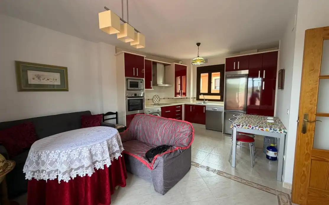 Kitchen of Flat for sale in Cuacos de Yuste  with Terrace, Storage room and Furnished