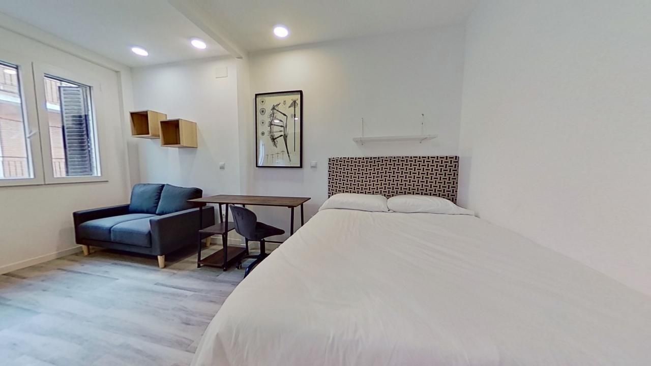 Bedroom of Apartment to rent in  Madrid Capital  with Air Conditioner and Heating