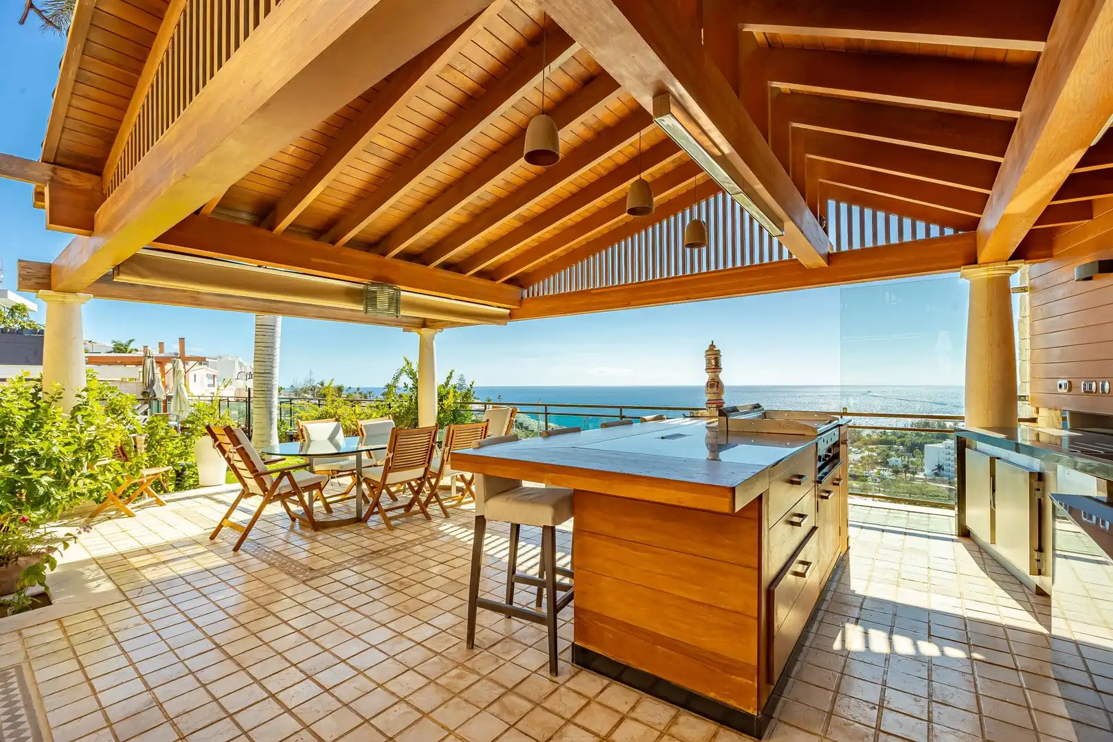 Terraza de Casa o chalet en venta en San Bartolomé de Tirajana con Aire acondicionado, Jardín privado y Terraza