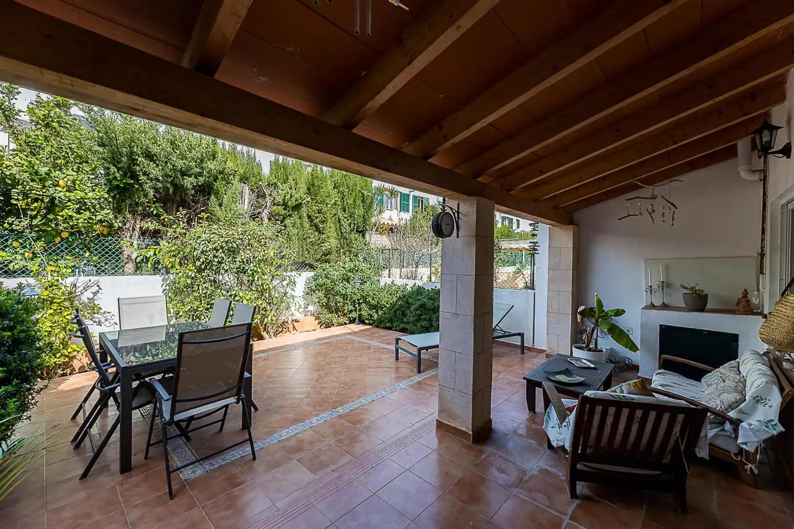 Terrassa de Casa adosada en venda en  Palma de Mallorca amb Calefacció, Parquet i Terrassa