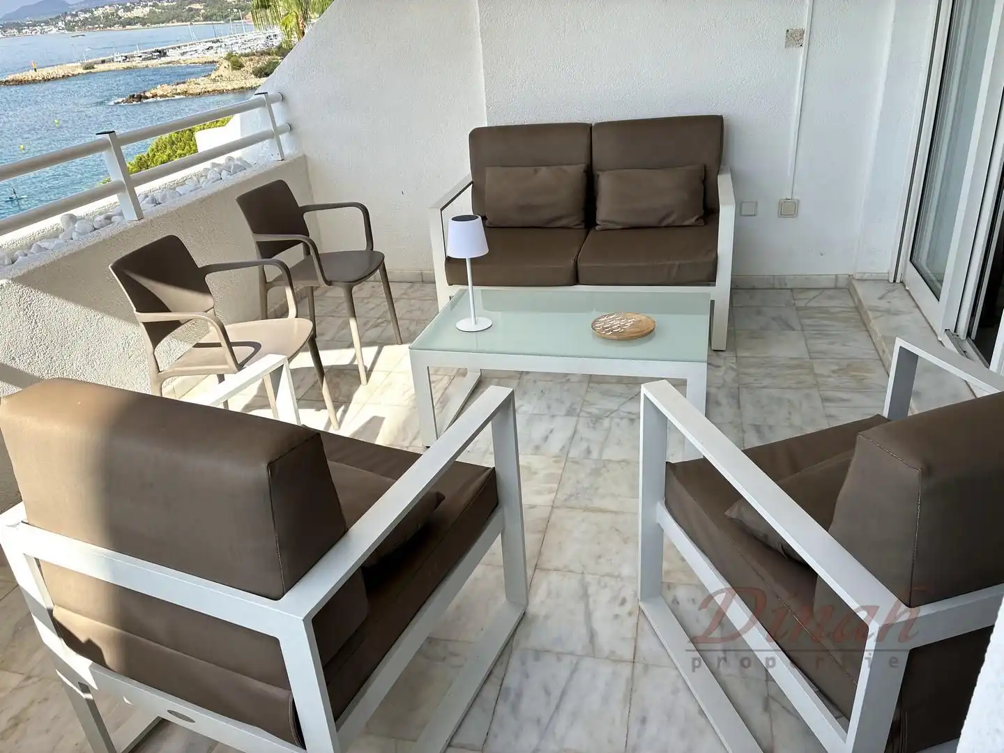 Terrasse von Wohnungen zur Miete in Altea mit Klimaanlage, Heizung und Möbliert