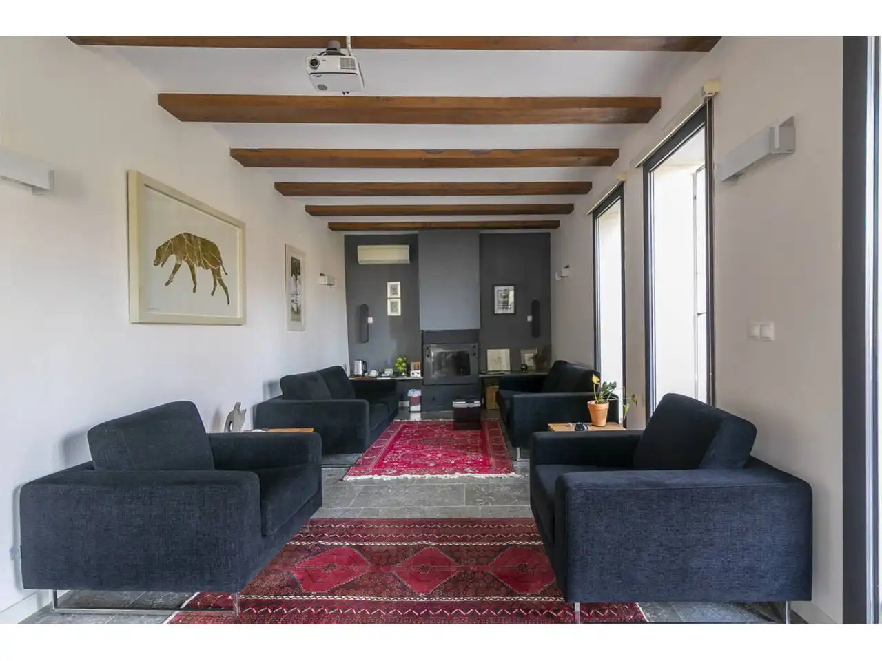Sala d'estar de Casa o xalet en venda en Chulilla amb Aire condicionat, Calefacció i Jardí privat