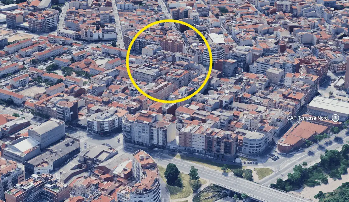 Vista exterior de Pis en venda en Terrassa