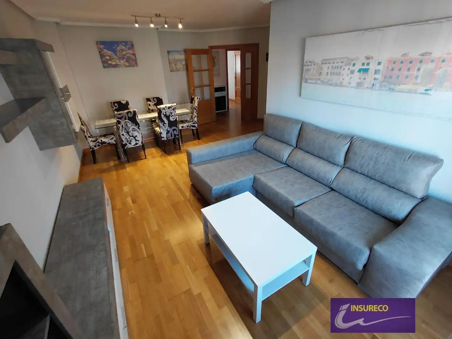 Wohnzimmer von Wohnung zur Miete in León Capital  mit Heizung, Terrasse und Abstellraum