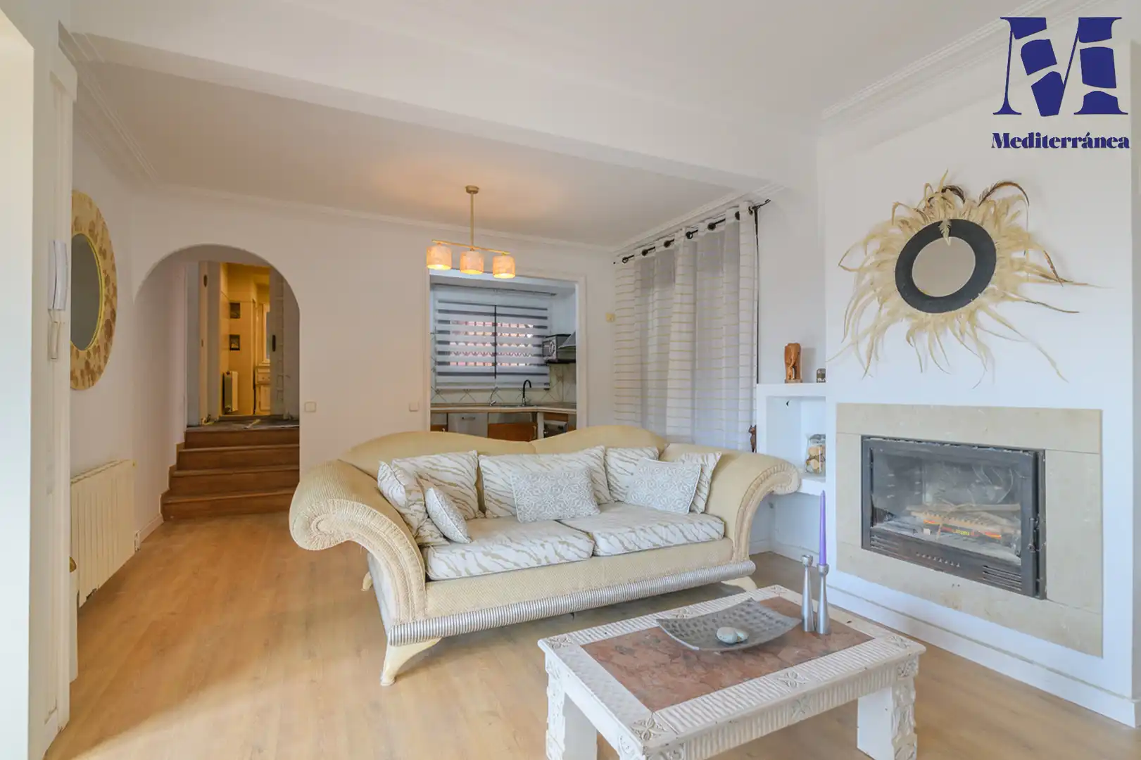 Living room of Houses for sale in Castelldefels  with Air Conditioner, Heating and Private garden