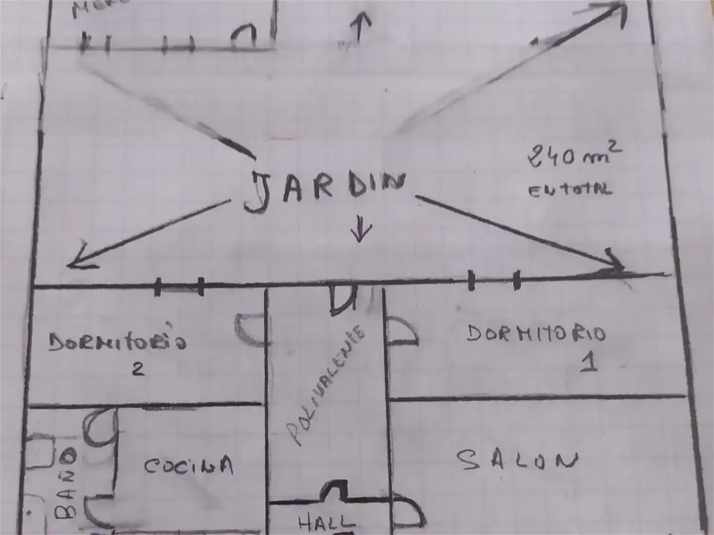 Jardí de Planta baixa en venda en La Bañeza  amb Jardí privat