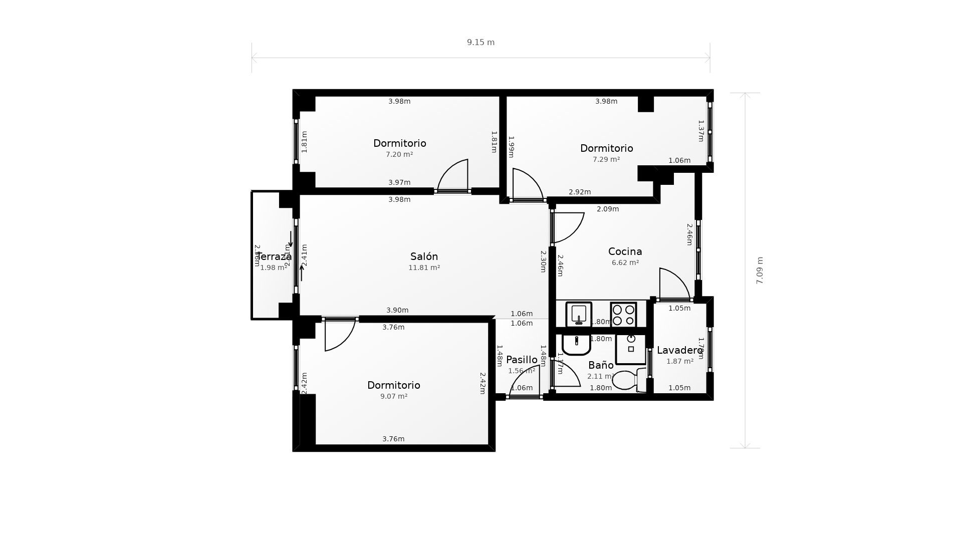 Apartament de lloguer a Ciudad de Asís