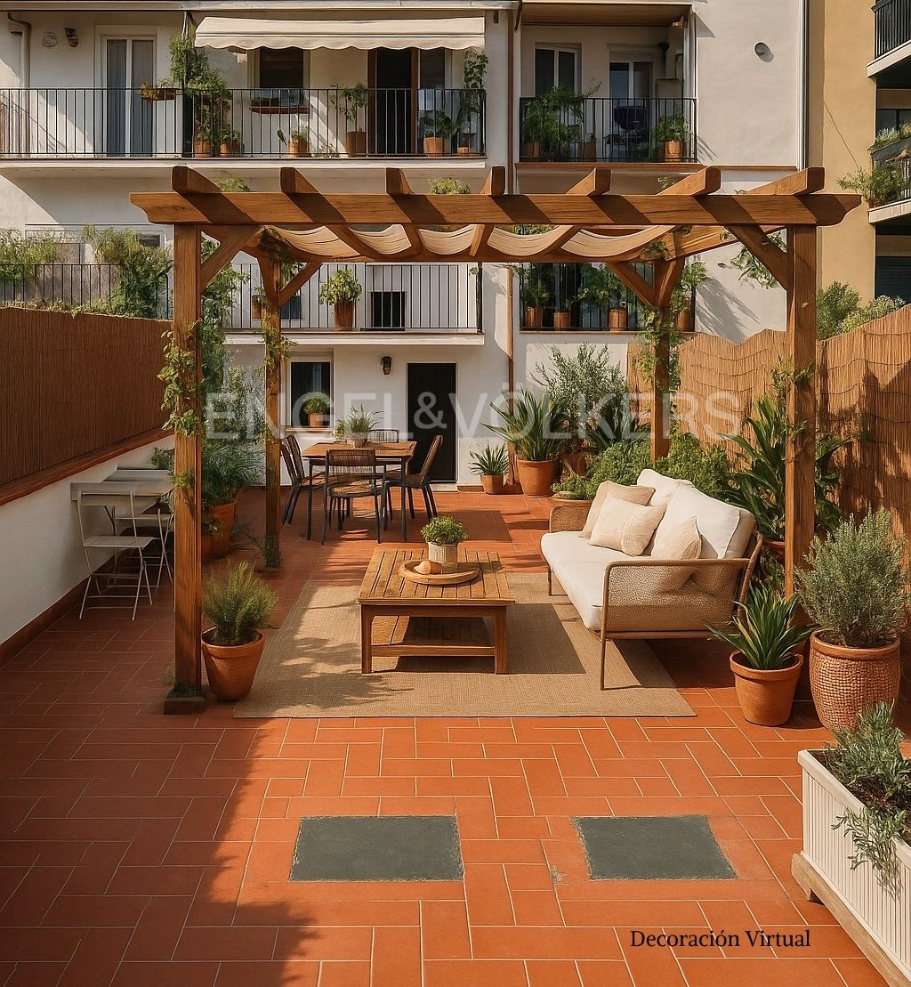 Terrassa de Apartament en venda en  Barcelona Capital amb Aire condicionat, Calefacció i Terrassa