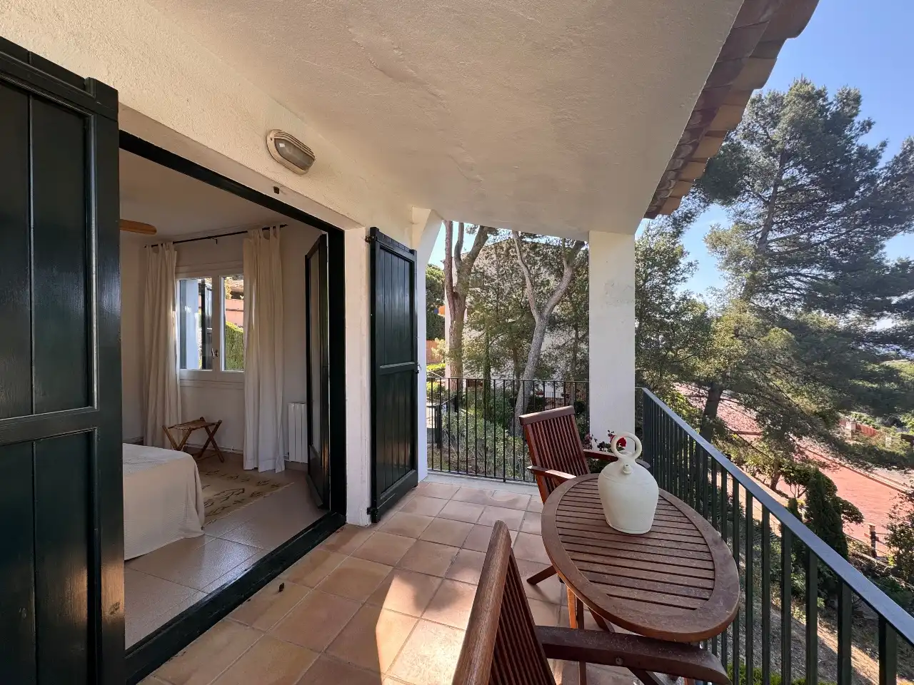Schlafzimmer von Haus oder Chalet zum Verkauf in Palafrugell mit Klimaanlage, Privatgarten und Terrasse