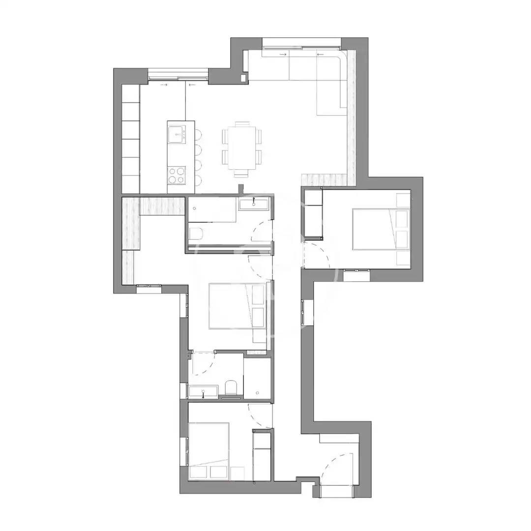 Flat for sale in Madrid  with Air Conditioner and Heating