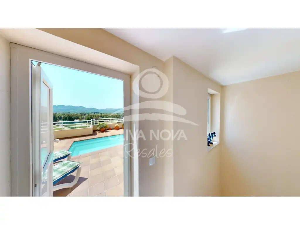 Balcony of Attic for sale in Oliva  with Terrace, Swimming Pool and Furnished
