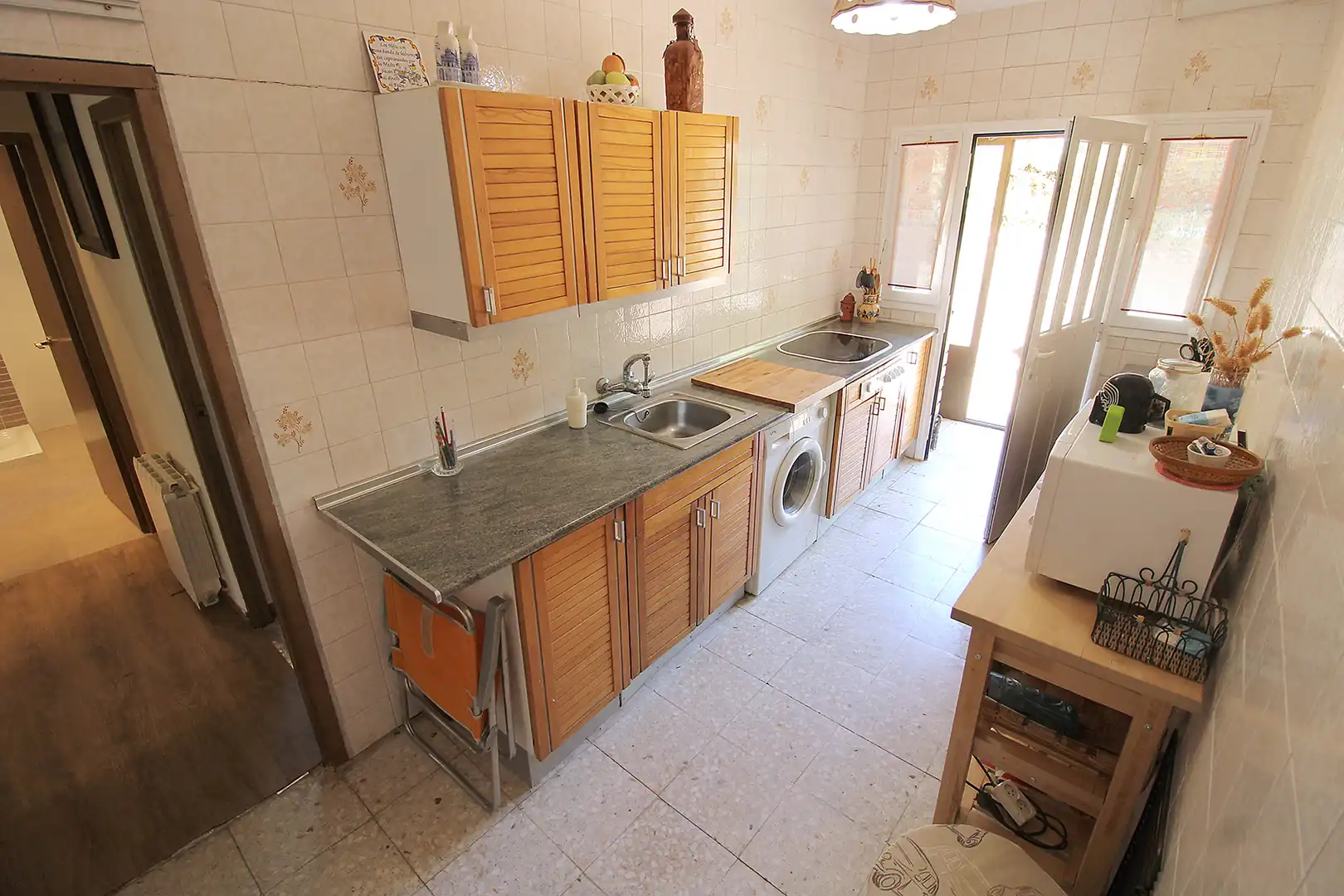 Cuina de Casa o xalet en venda en Uceda amb Calefacció, Jardí privat i Parquet
