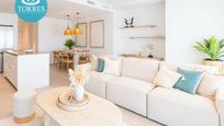 Living room of Flat for sale in Estepona  with Air Conditioner, Terrace and Swimming Pool