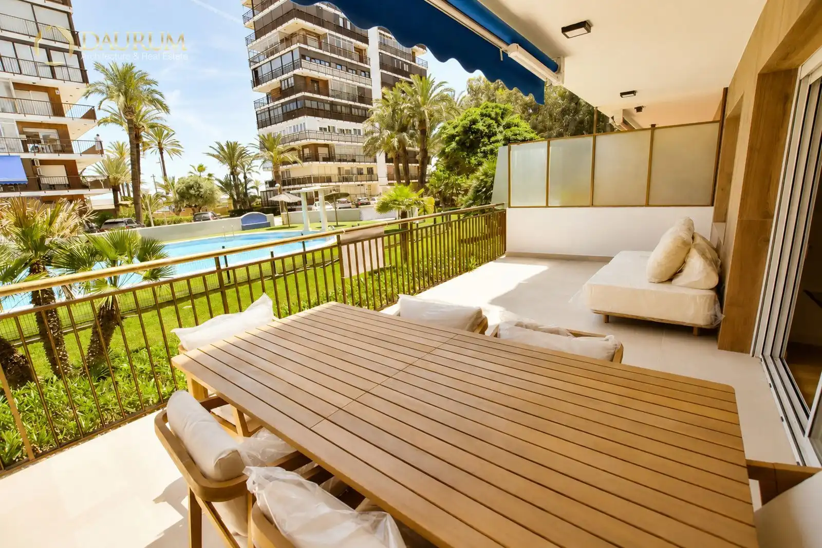 Terraza de Piso en venta en Alicante / Alacant con Aire acondicionado, Terraza y Piscina