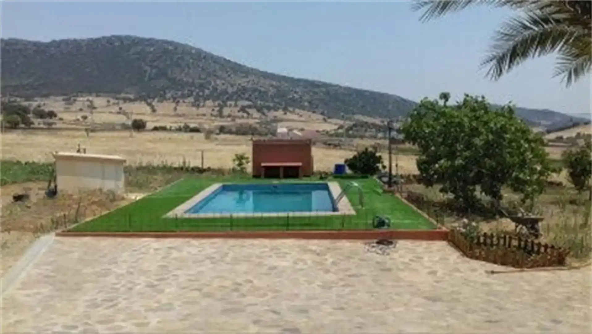 Piscina de Finca rústica en venda en Peñalsordo amb Aire condicionat, Piscina i Moblat