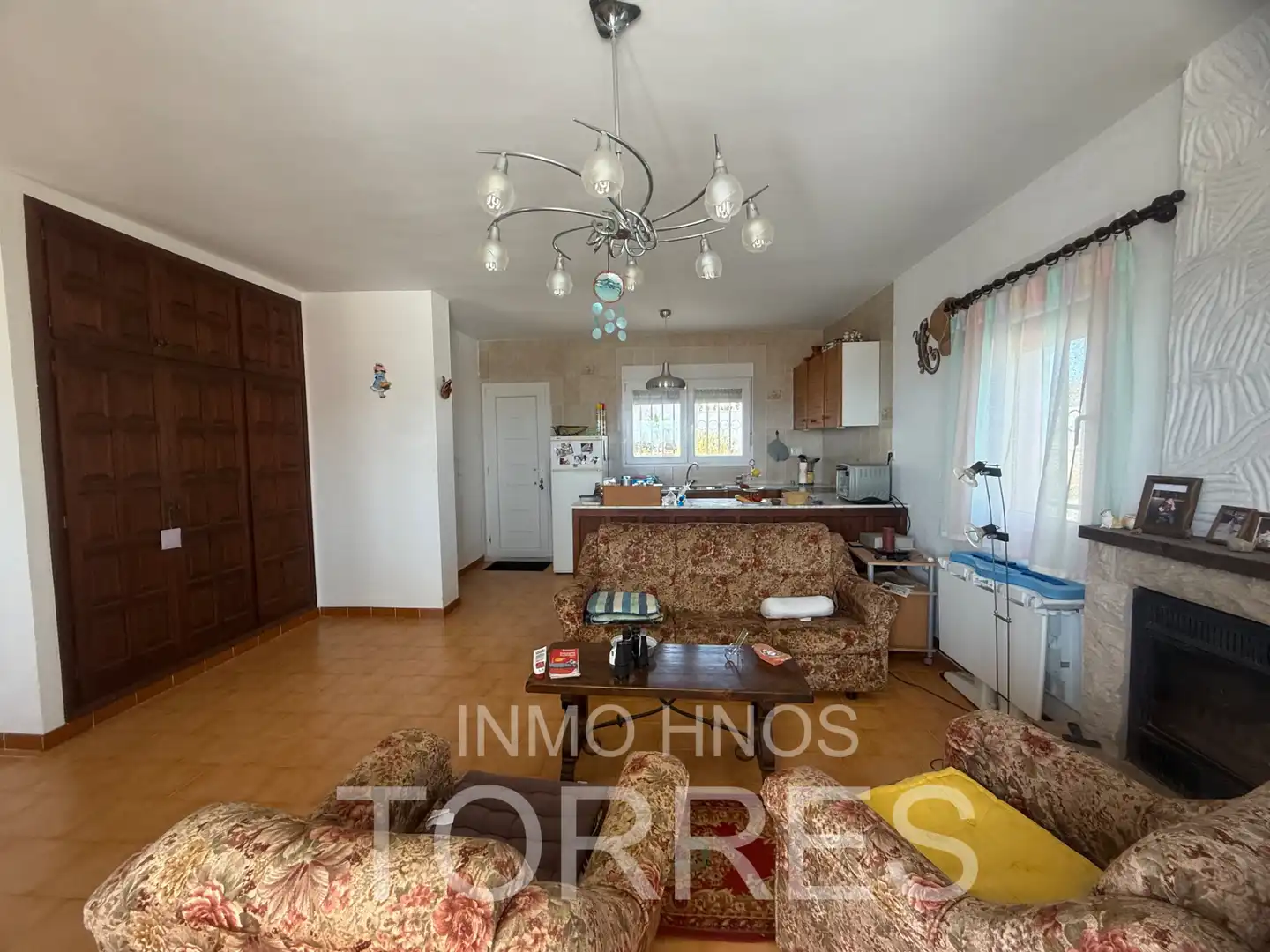 Sala d'estar de Casa o xalet en venda en Peñíscola / Peníscola amb Jardí privat, Terrassa i Piscina