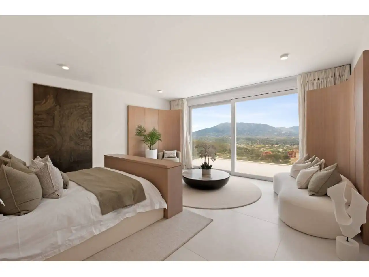 Bedroom of Houses for sale in Ojén  with Air Conditioner, Heating and Private garden