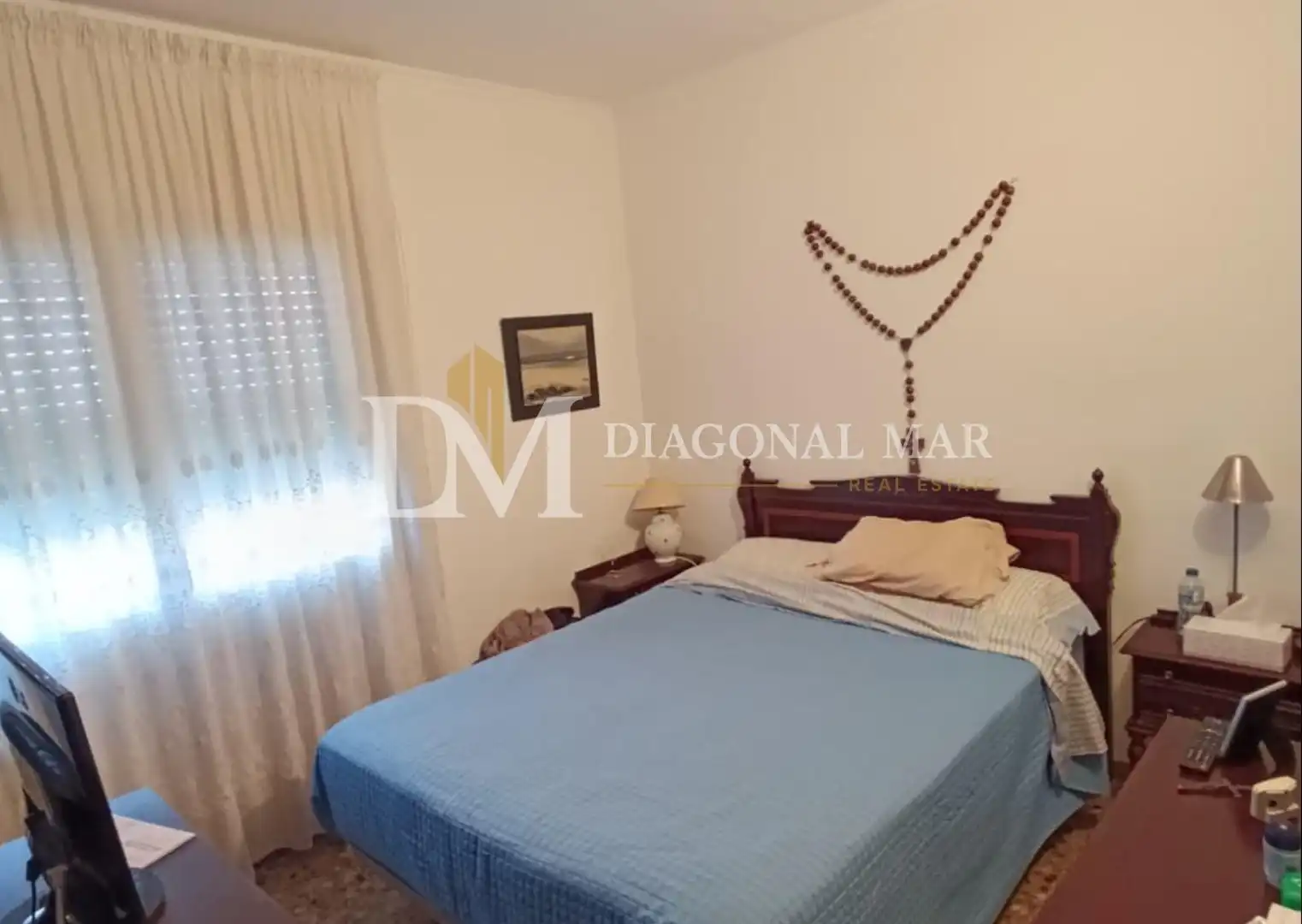 Schlafzimmer von Wohnung zum Verkauf in Barcelona mit Heizung, Abstellraum und Balkon