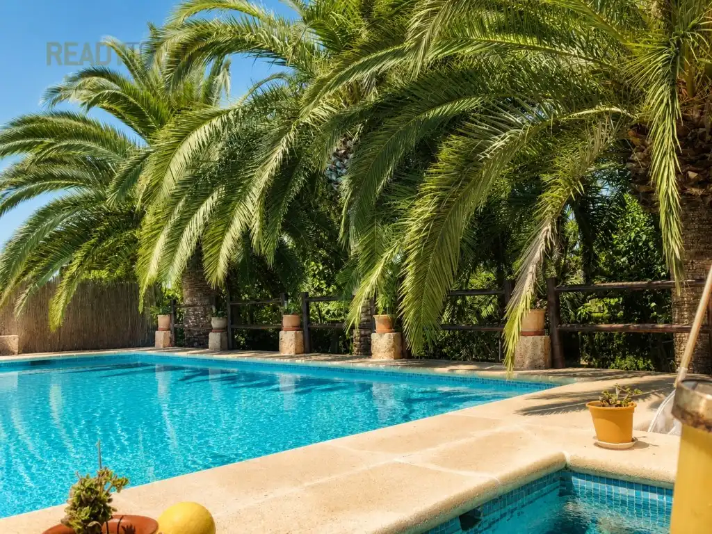 Schwimmbecken von Country house zum Verkauf in  Palma de Mallorca mit Klimaanlage
