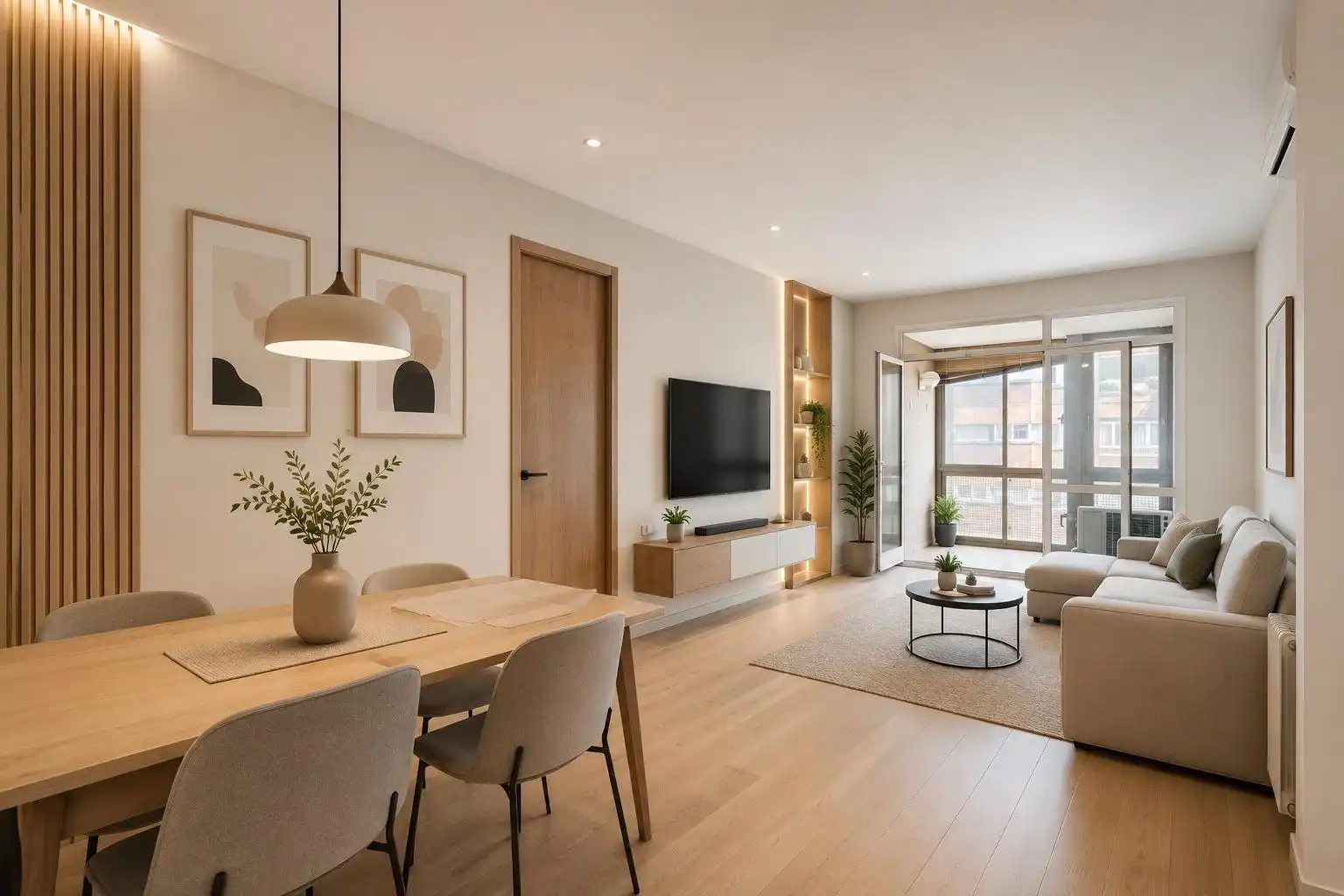 Living room of Flat for sale in Barcelona  with Air Conditioner, Heating and Terrace