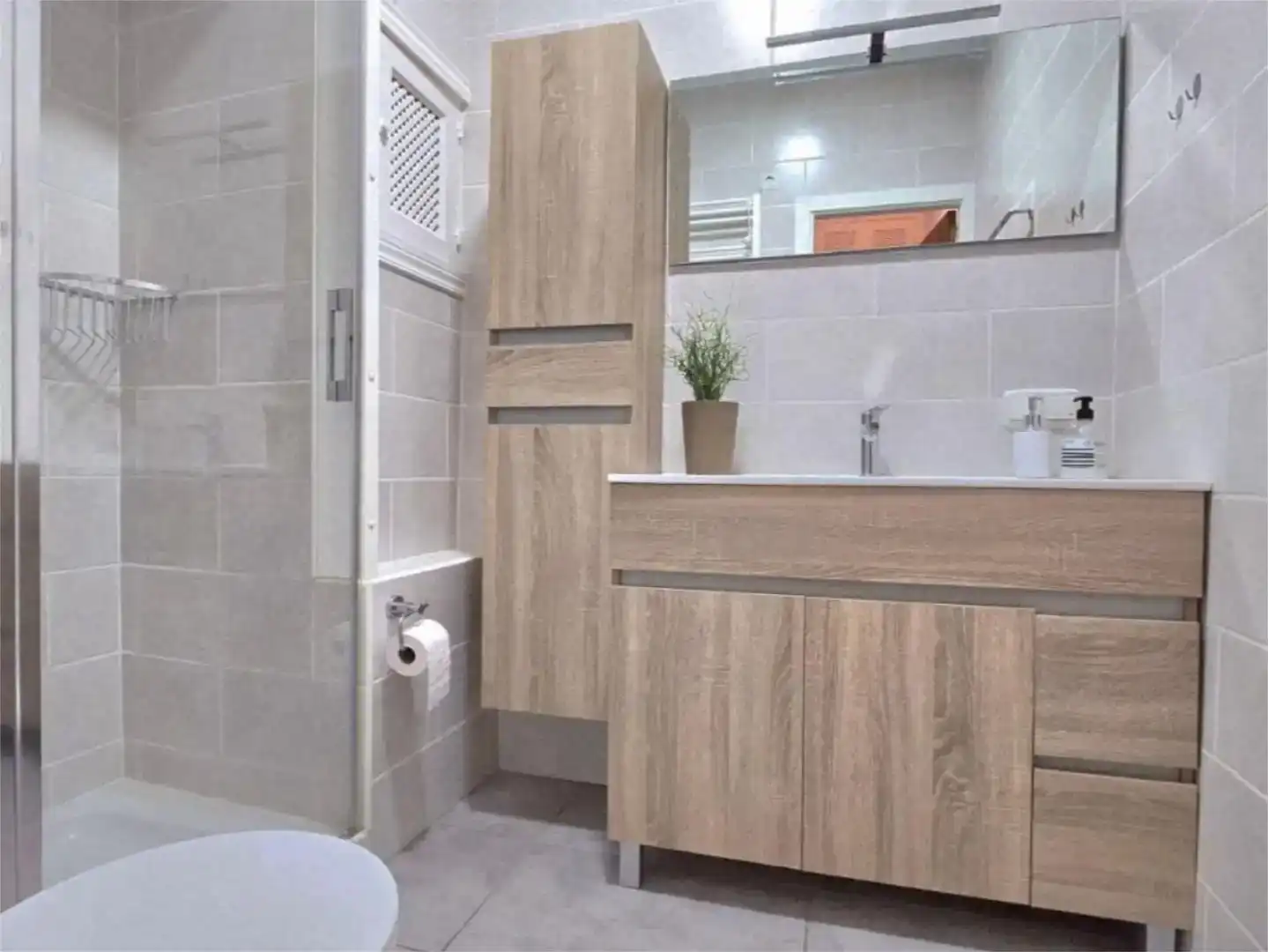 Bathroom of Flat for sale in Capdepera  with Air Conditioner, Storage room and Balcony