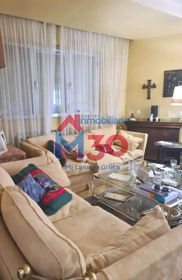 Sala de estar de Piso en venta en Miranda de Ebro con Calefacción, Parquet y Terraza