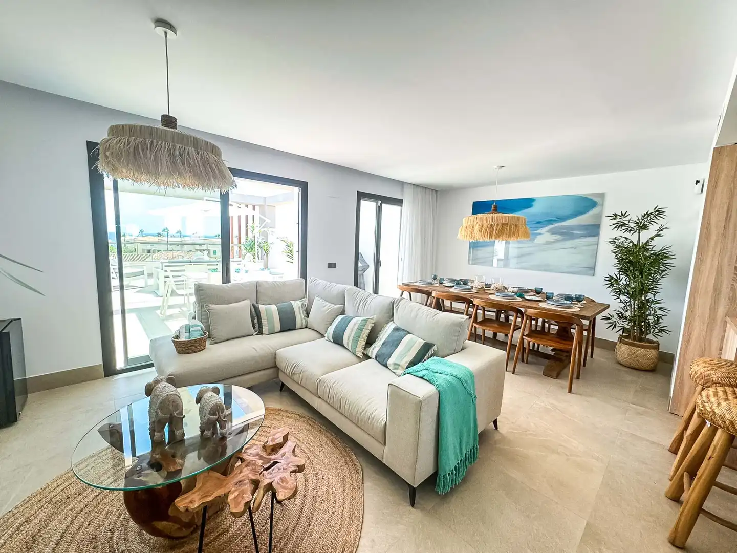 Sala de estar de Ático en venta en Casares con Aire acondicionado, Calefacción y Terraza