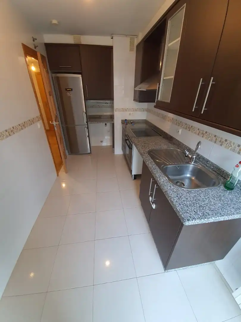 Kitchen of Flat for sale in Oleiros  with Heating, Private garden and Parquet flooring