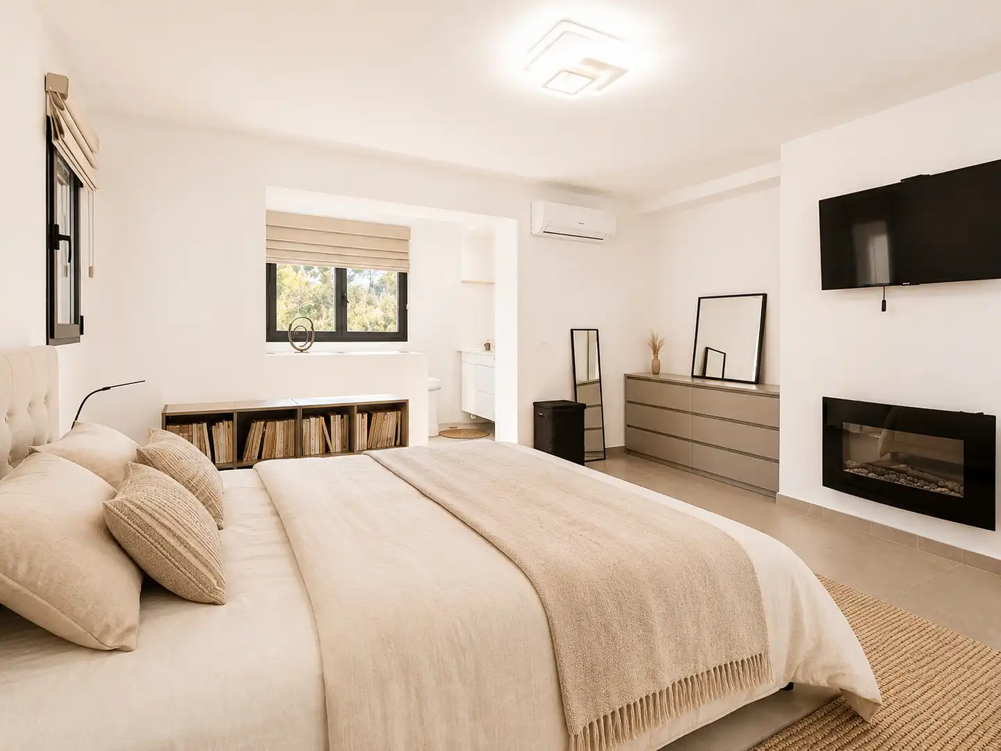 Bedroom of Houses for sale in Jávea / Xàbia  with Air Conditioner, Heating and Private garden