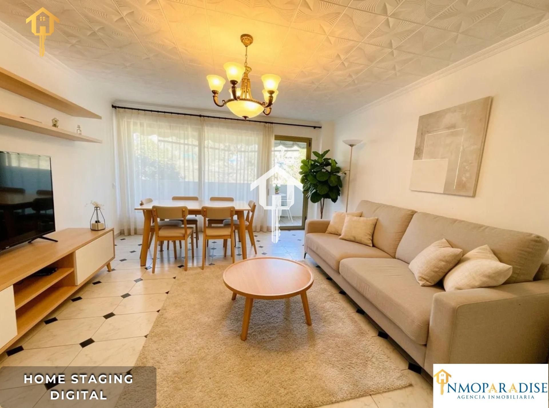 Sala de estar de Piso en venta en Alicante / Alacant con Terraza, Trastero y Balcón