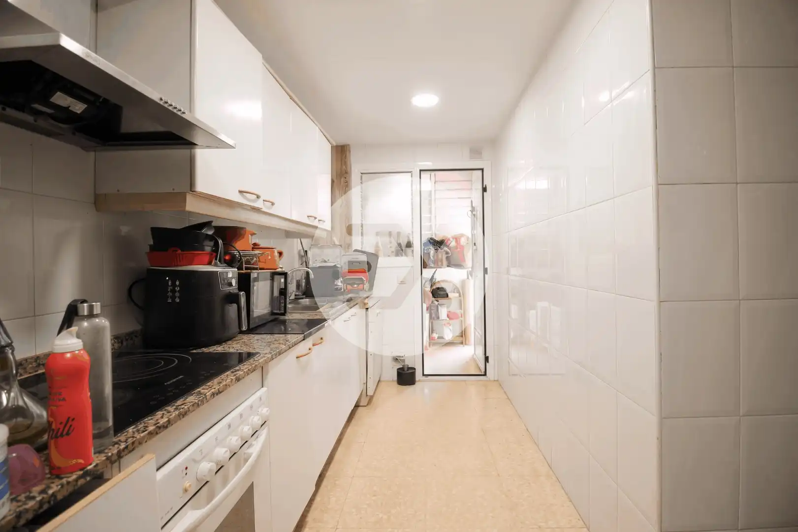 Kitchen of Flat for sale in Castelldefels  with Heating, Parquet flooring and Terrace