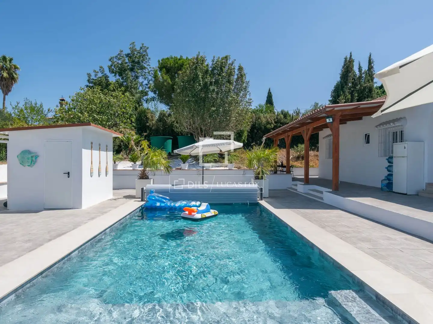 Piscina de Finca rústica en venda en Cártama amb Aire condicionat, Jardí privat i Terrassa