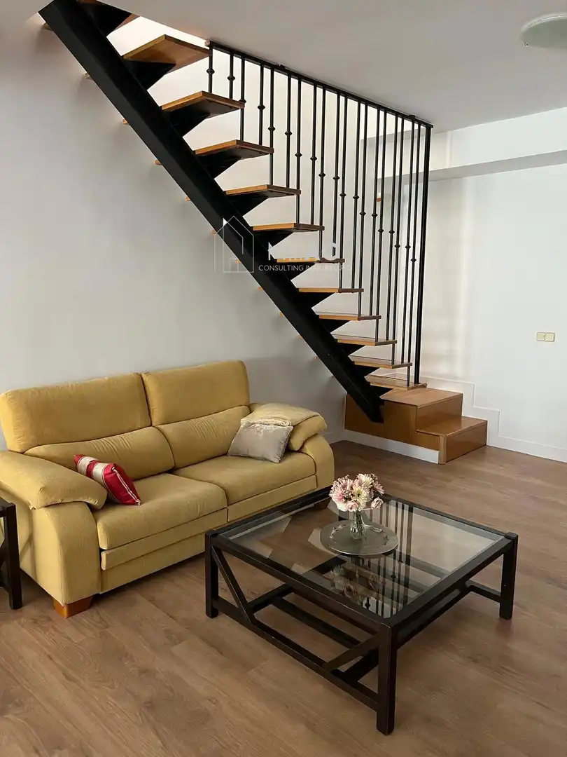 Wohnzimmer von Maisonette zur Miete in Alcalá de Henares mit Klimaanlage, Heizung und Möbliert