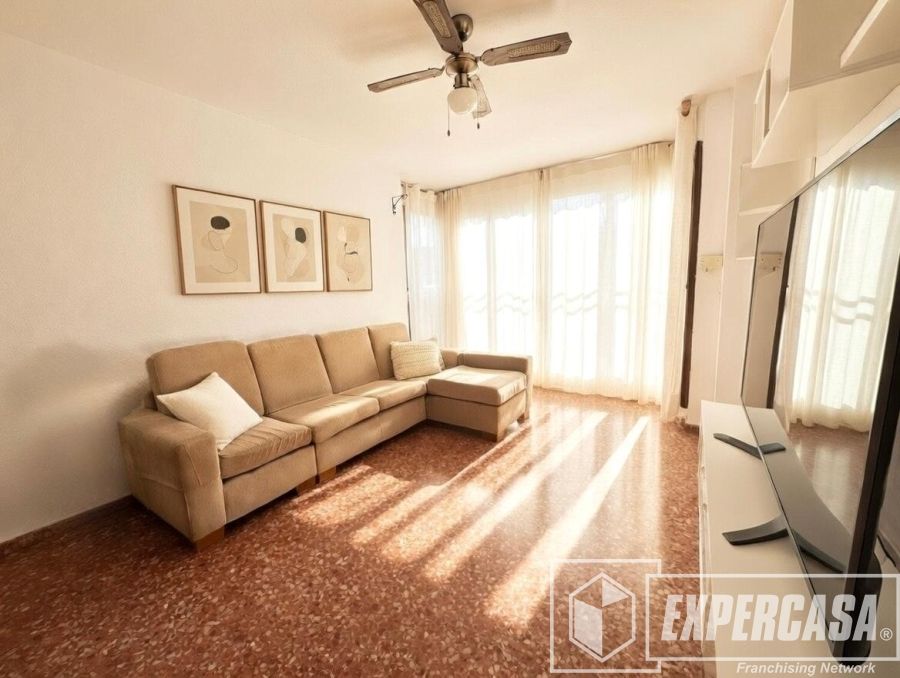 Living room of Flat for sale in  Valencia Capital  with Air Conditioner