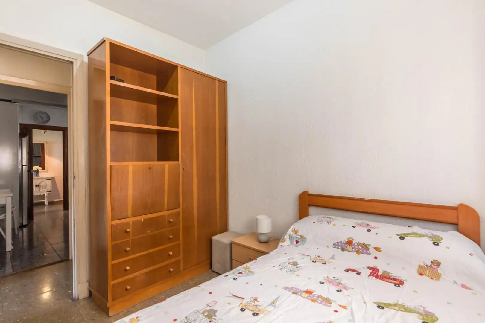 Schlafzimmer von Wohnung zur Miete in Murcia mit Klimaanlage, Terrasse und Abstellraum