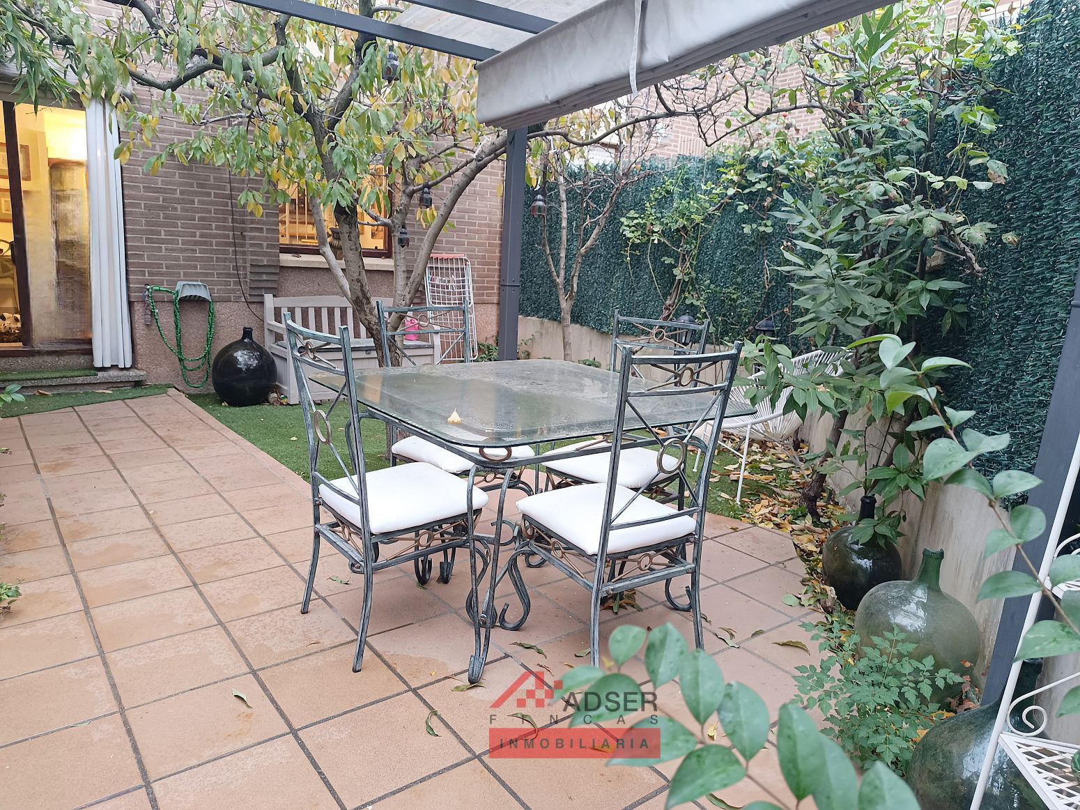 Garden of Single-family semi-detached for sale in  Logroño  with Heating, Private garden and Parquet flooring
