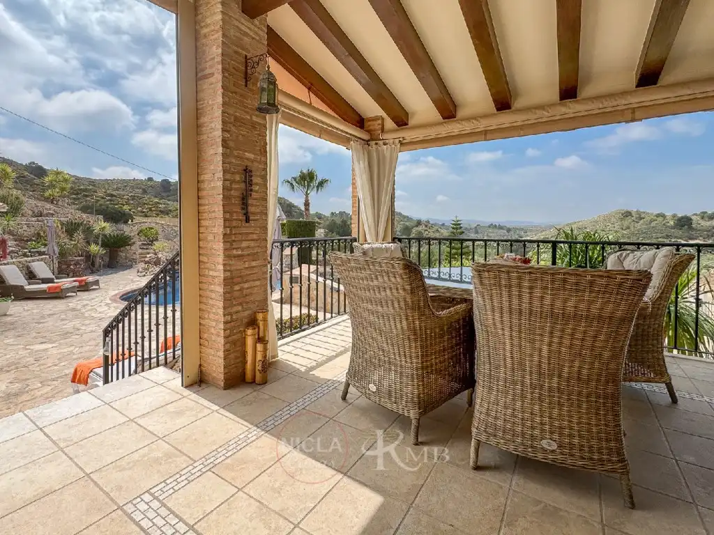 Terrassa de Casa o xalet en venda en Bédar amb Aire condicionat, Jardí privat i Terrassa