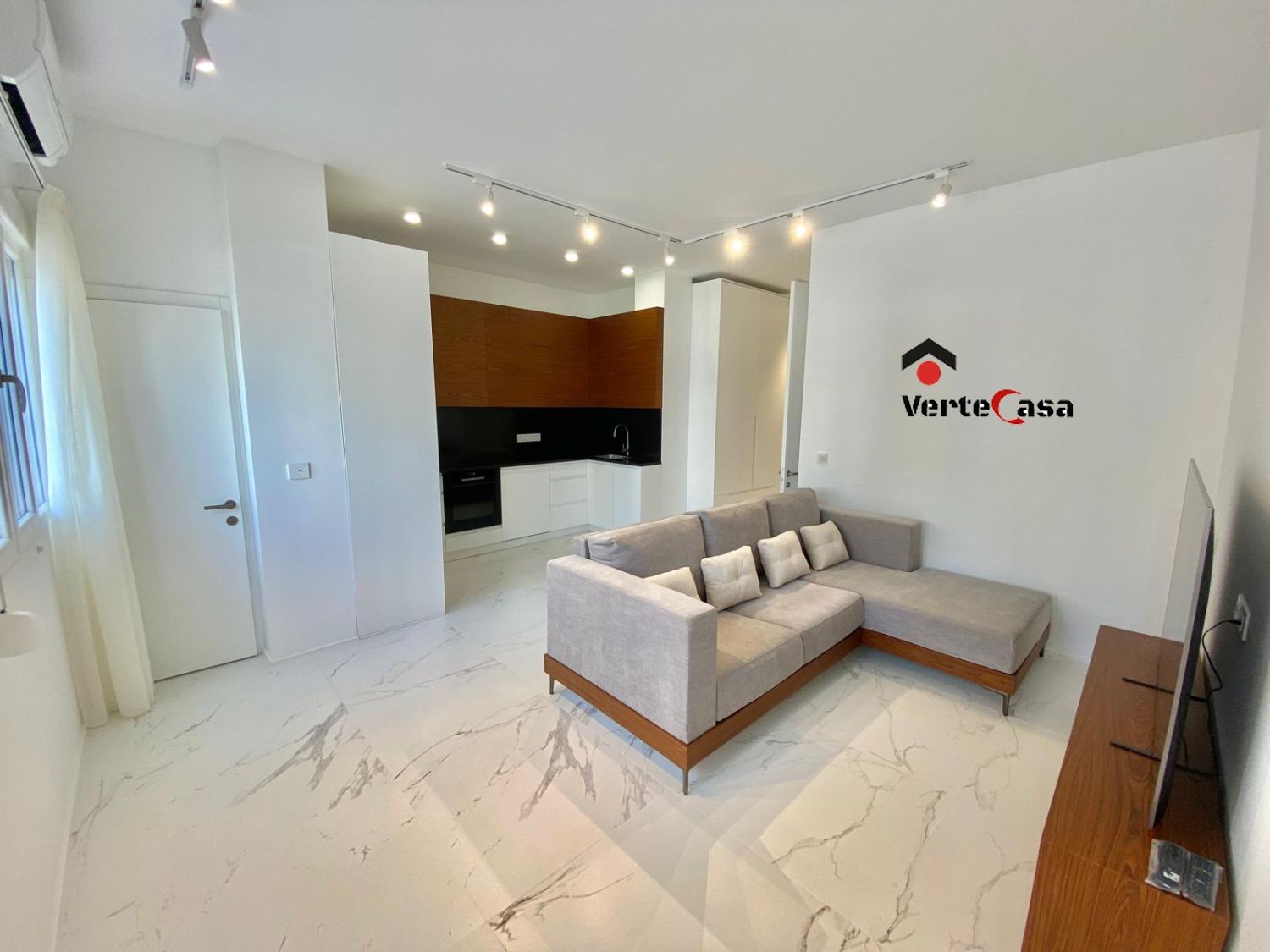 Living room of Flat to rent in  Valencia Capital  with Air Conditioner, Heating and Balcony