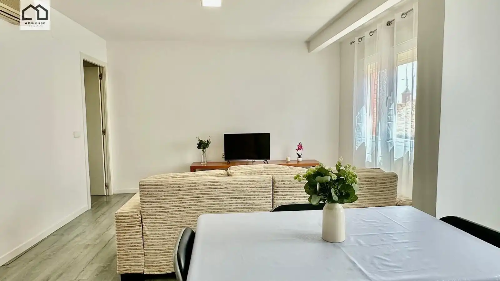 Wohnzimmer von Wohnung zur Miete in Santa Olalla mit Klimaanlage und Heizung