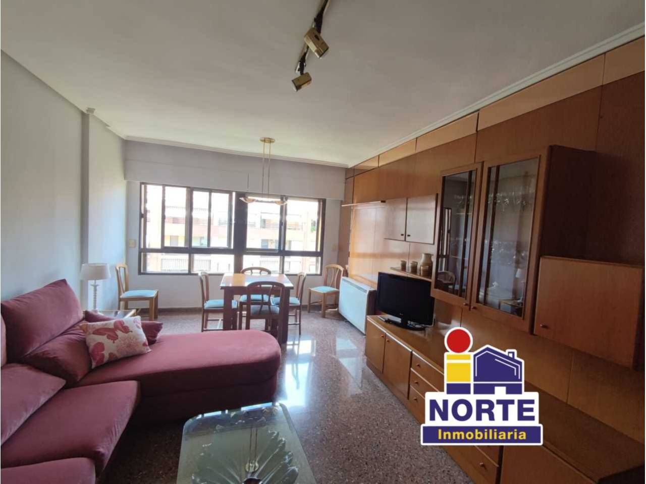 Sala d'estar de Pis de lloguer en Alcoy / Alcoi amb Aire condicionat, Calefacció i Moblat