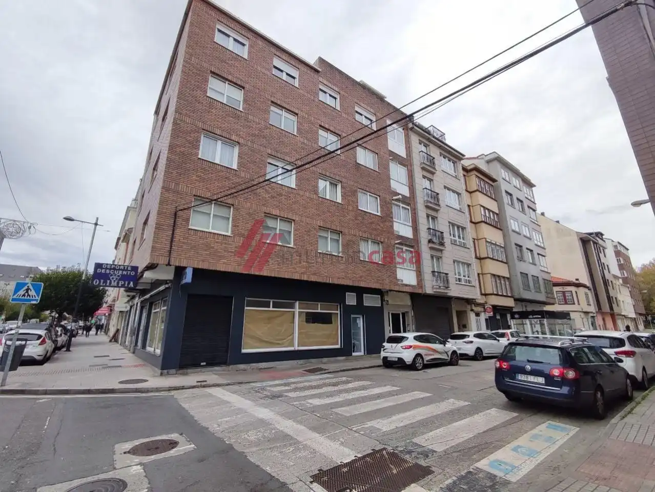 Vista exterior de Pis de lloguer en Ferrol amb Calefacció i Moblat
