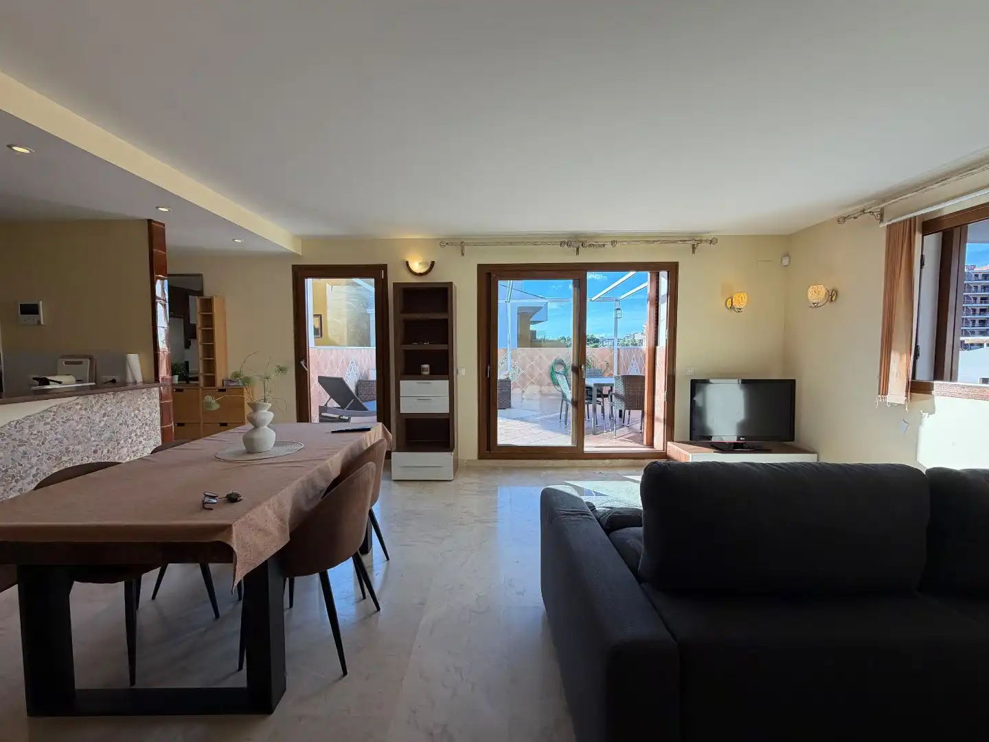 Wohnzimmer von Wohnung zur Miete in Playa del Acequión, Náufragos y Rocío del Mar