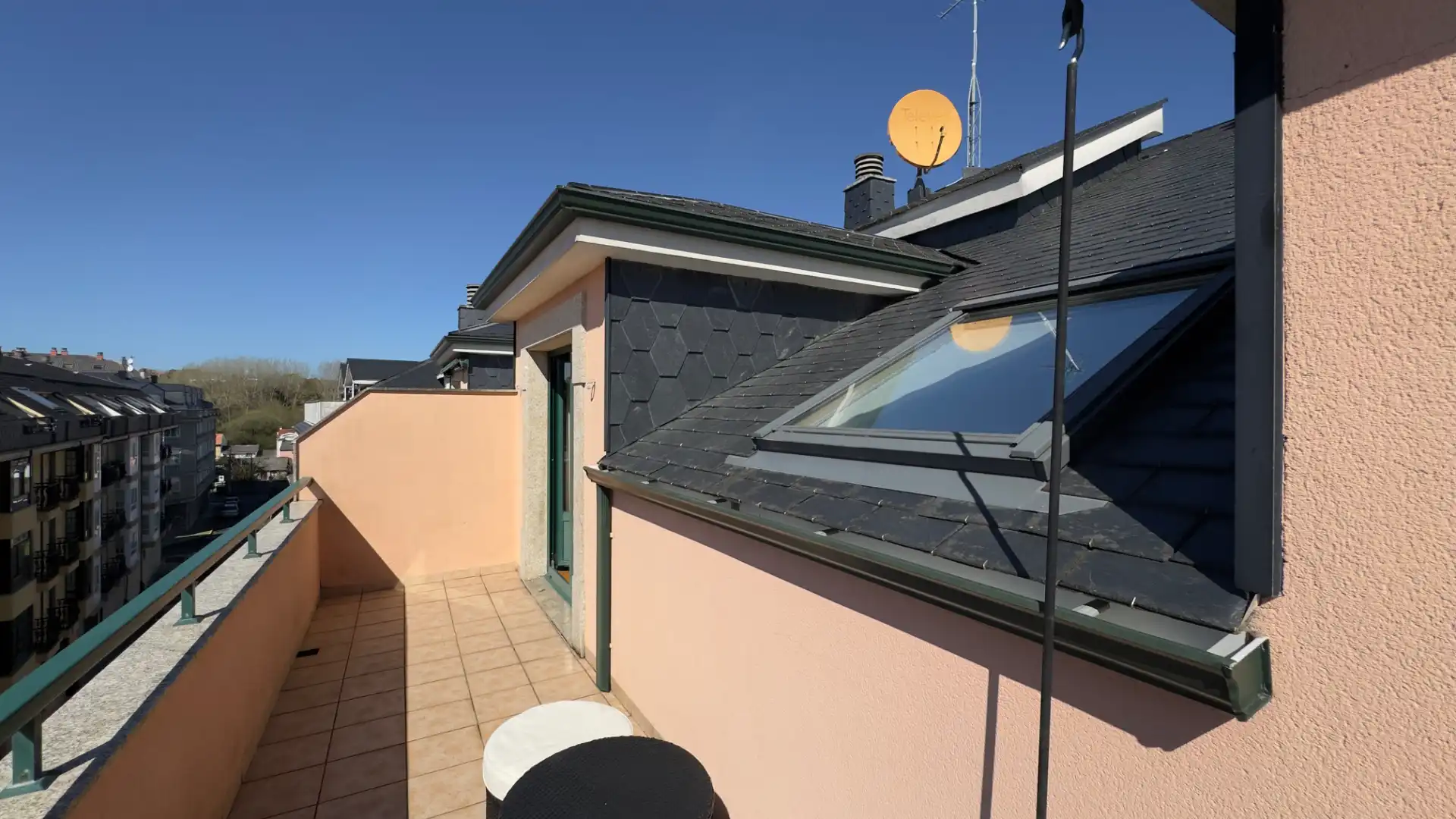 Exterior view of Attic for sale in Ares  with Parquet flooring, Terrace and Furnished