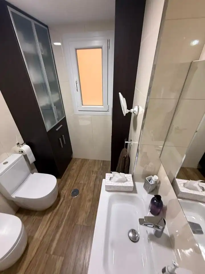 Badezimmer von Wohnung zum Verkauf in Málaga mit Klimaanlage und Terrasse