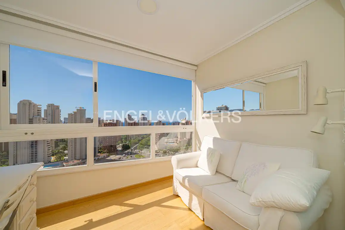 Terraza de Apartamento en venta en Benidorm con Aire acondicionado, Trastero y Amueblado